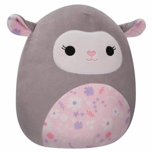 Elea The Grey Lamb - 12 Inch Washable Multicolor