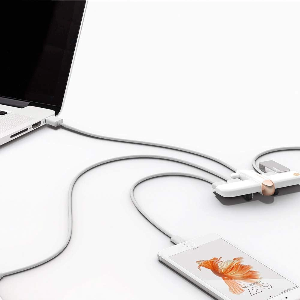 USB 2.0 Hub - 4 Ports Airplane shape