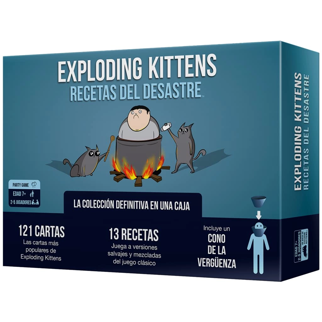 Asmodee EXPLODING KITTENS RECETAS DEL DESASTRE (Spanish)