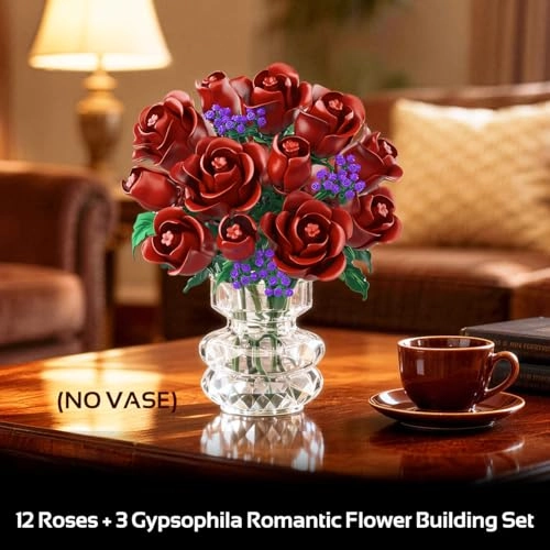 Deep Rose Flower Kit - 330 piece(s)