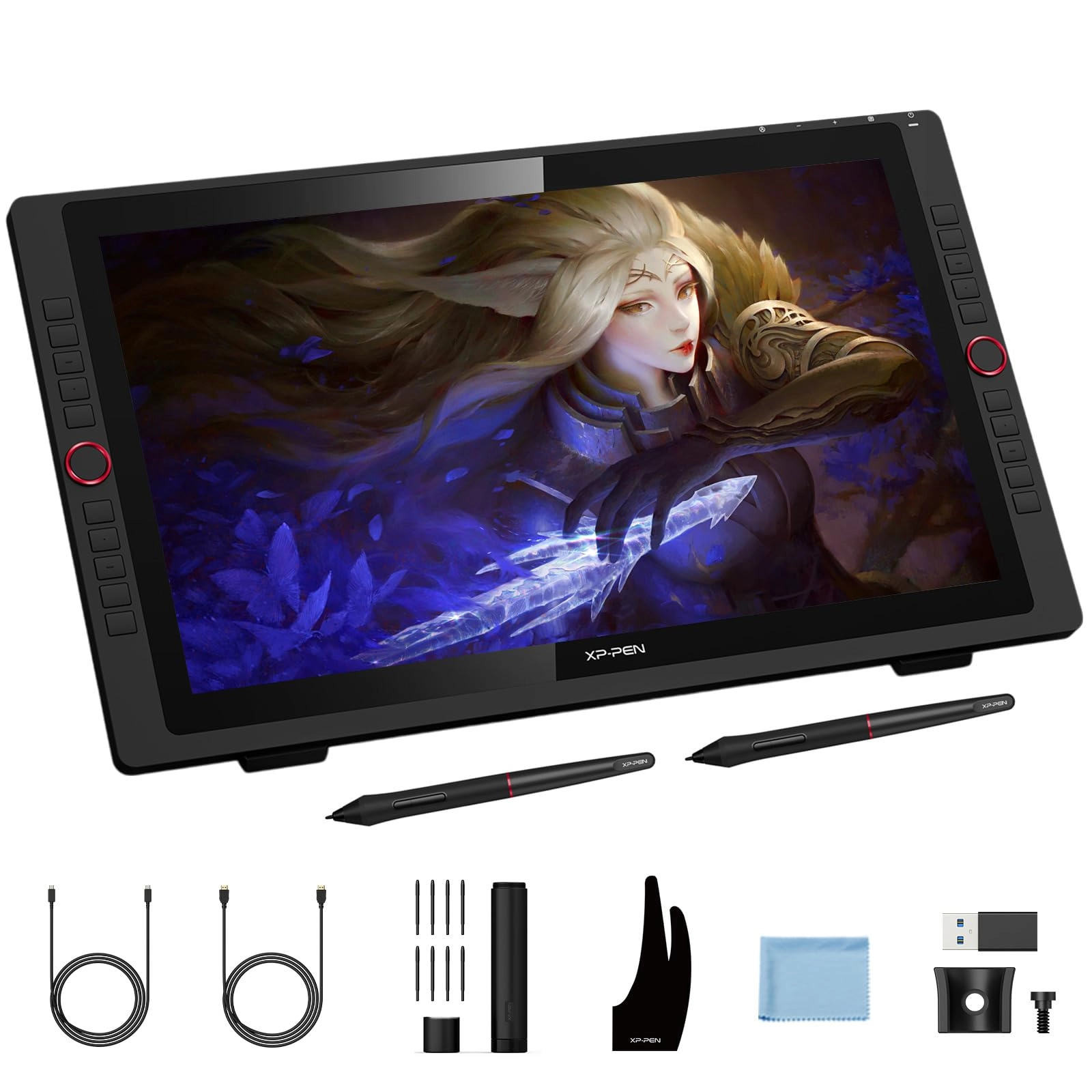 XPPen Artist 24 Pro - 526.85 x 296.35mm 8192 Levels