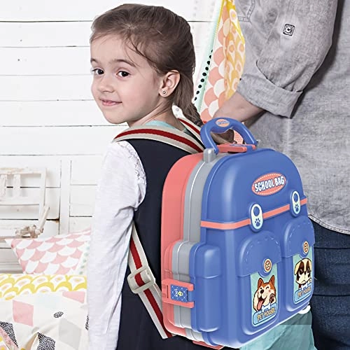 ROLE PLAY ANIMAL CARE PET HOUSE TOY SET SCHOOL BAG - 26 Pcs (SAB-LS_RPSB_PCBU)