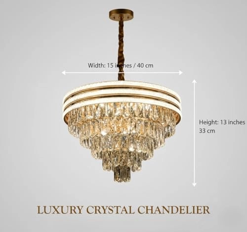 Crystal Chandelier - White Warm White Natural White