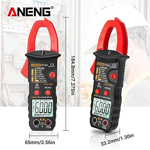 True RMS Digital Multimeter Clamp Meter