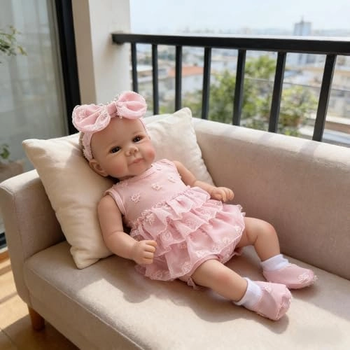 Reborn Baby Doll - Twins 20 inch Vinyl Girl Ages 3+