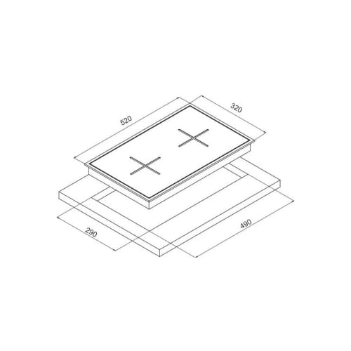 BBVH32T Ceramic hob