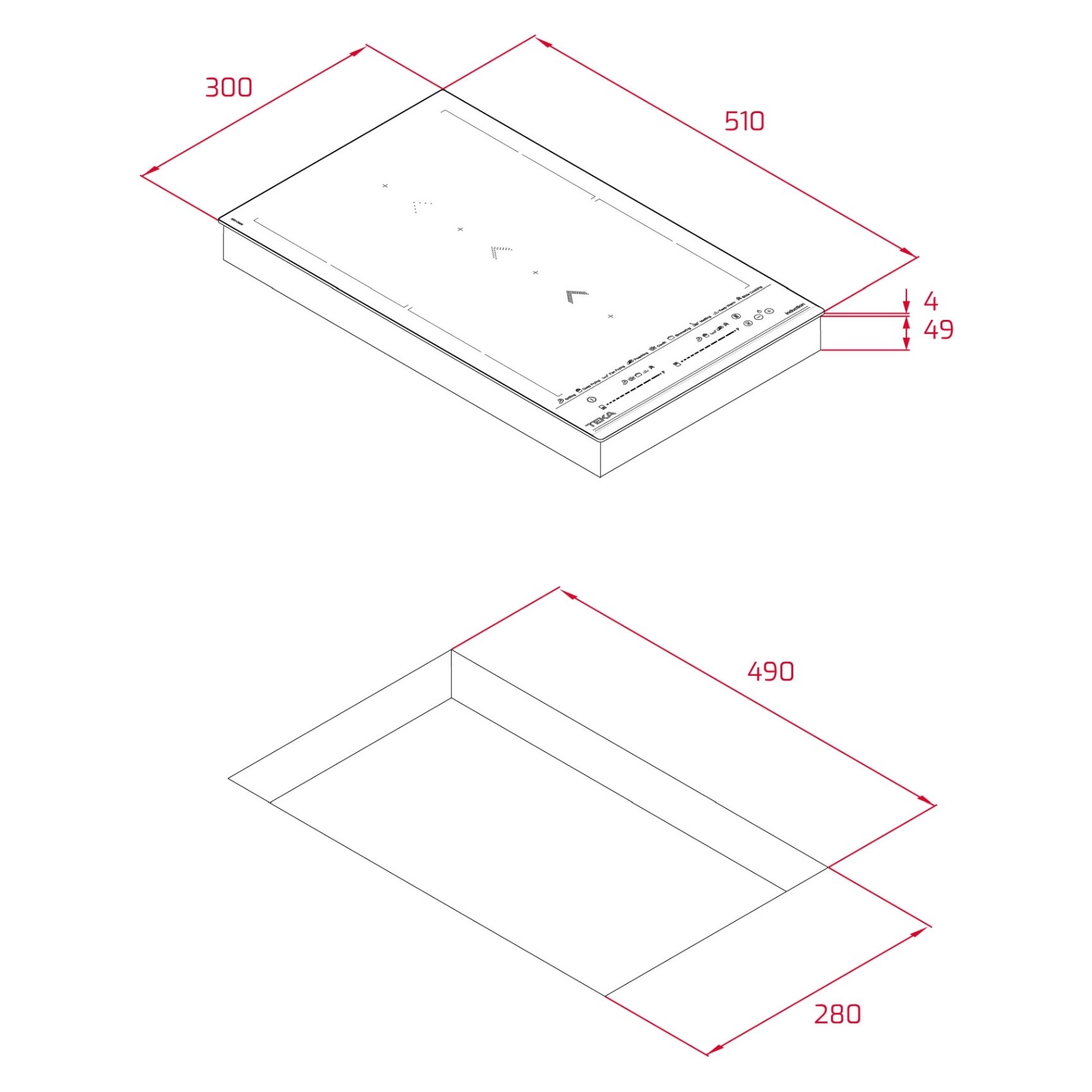 MasterSense Series IZS 34700 Induction hob