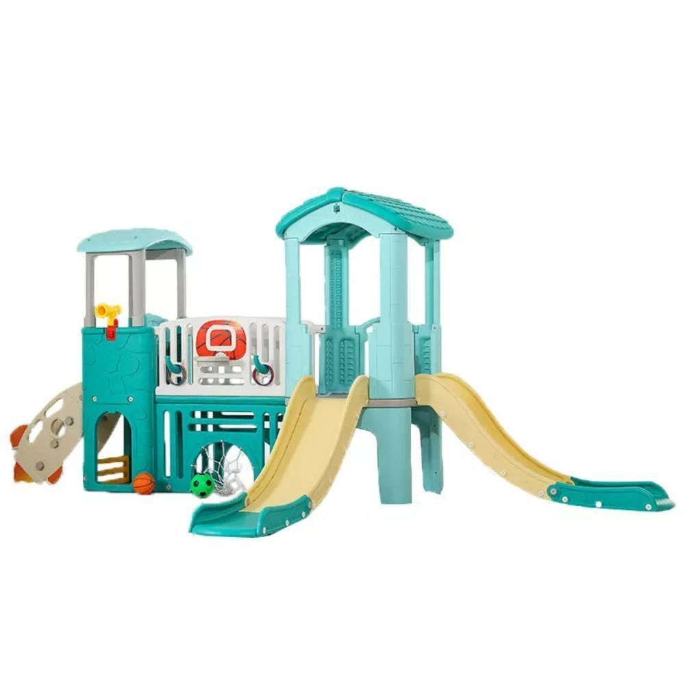 Kids Playground Climbers Swings N Slide - 3+ Multi Colour