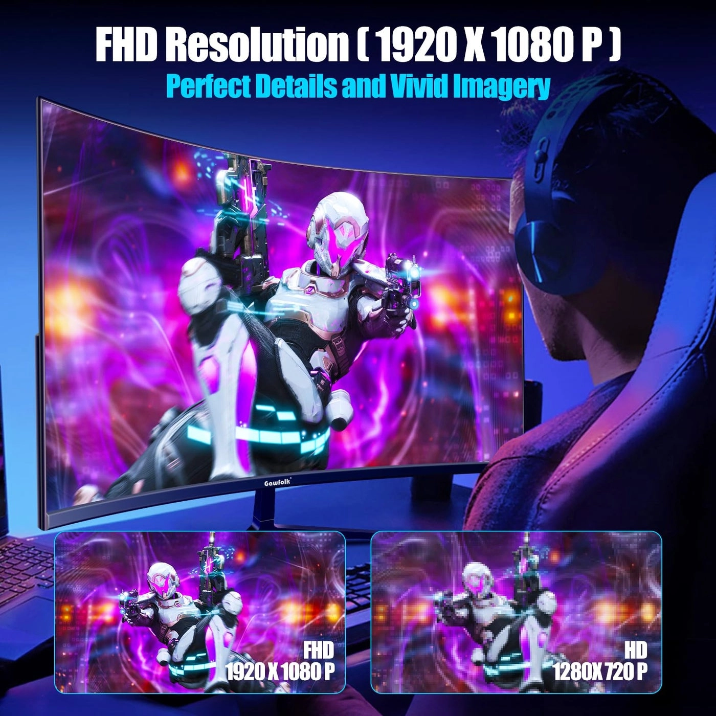 GF270C - 27 Inches 1920 x 1080 Pixels