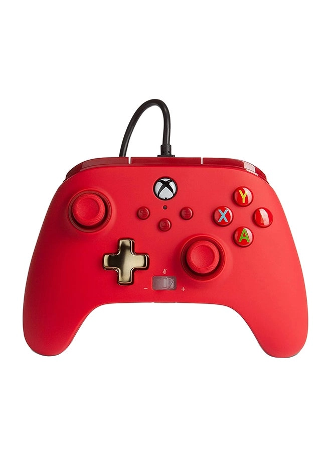 Enhanced Wired Controller - Red Xbox One/Series X