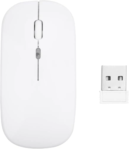 Rechargeable Ergonomic Mouse - 2.4GHz Wireless Bluetooth USB