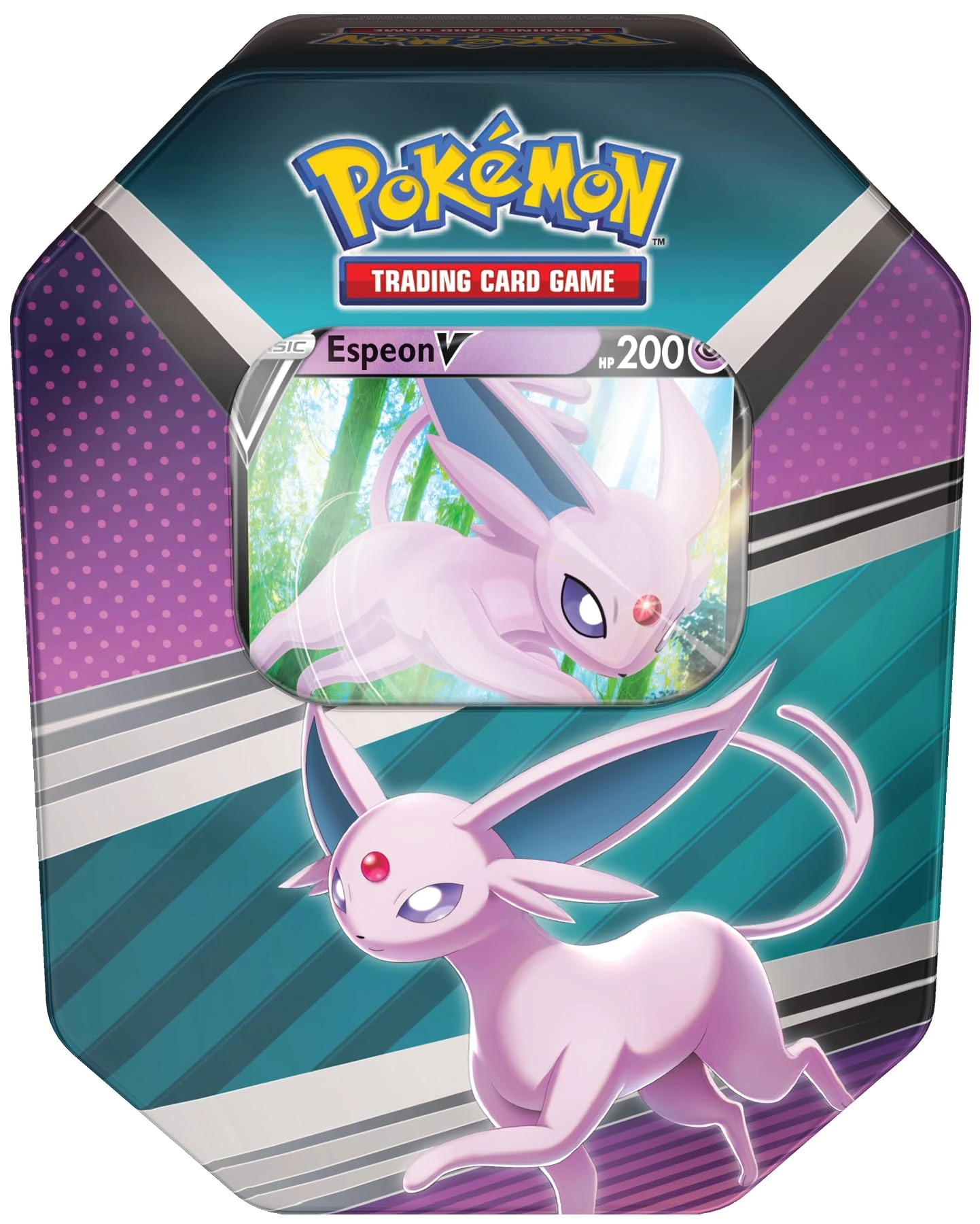 Pokmon V Heroes Tin Espeon - 1 foil card 4 booster packs