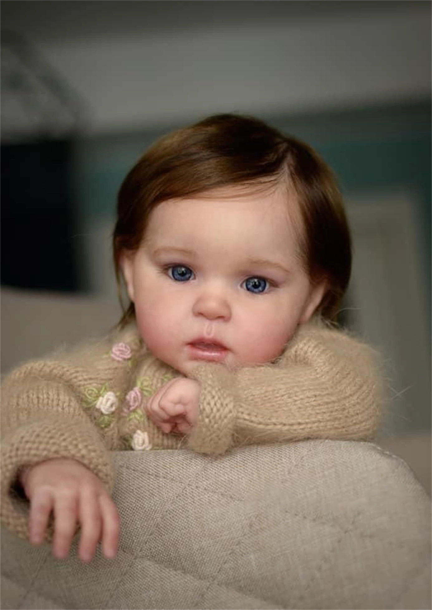 Reborn Baby Doll - 20 inches Cotton Silicone Vinyl