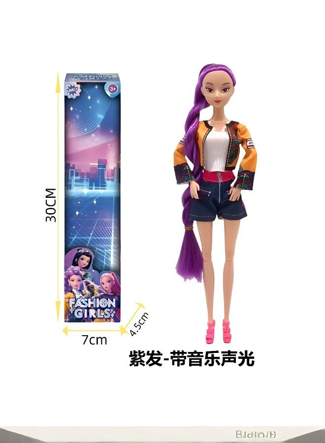 Barbie Doll - Purple Gift Box Set