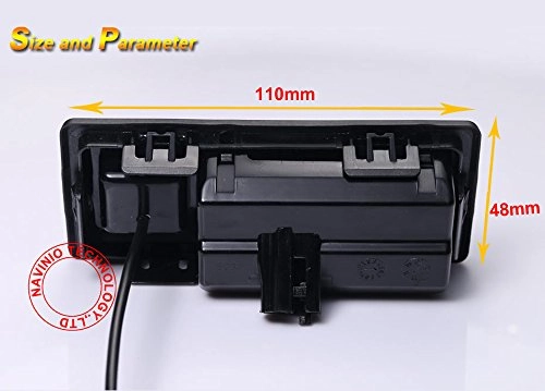 HD Color CCD Waterproof Vehicle Car Rear View Backup Camera - 628 x 586 Pixels