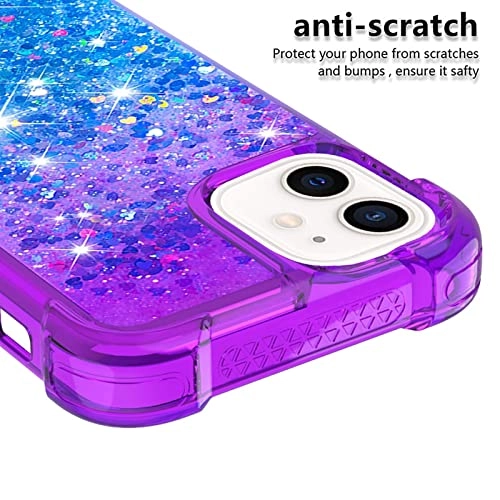 Glitter Moving Quicksand Flowing Cover Silicone Bumper for iPhone 12
