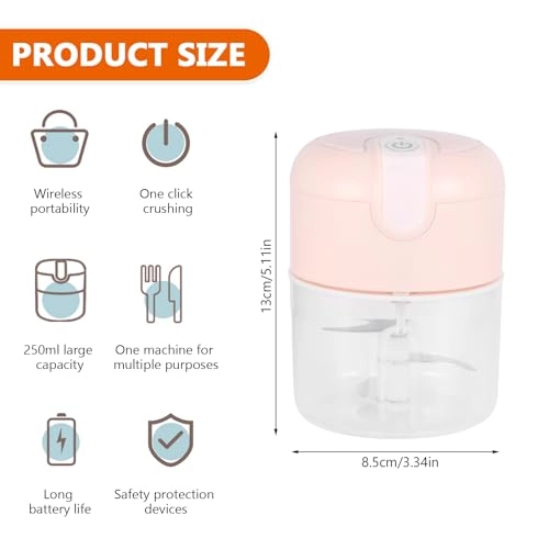 Electric Food Chopper - 250ml USB Charging