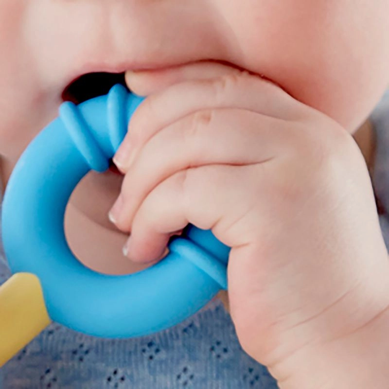 Rattling Rings Teether - rice-based material