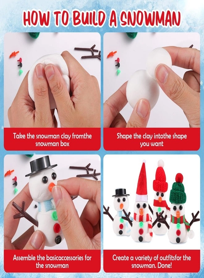 Modeling Clay Snowman Kit - 4 Pack
