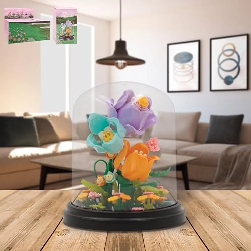 Christmas Mini Bricks - Colourful Tulips