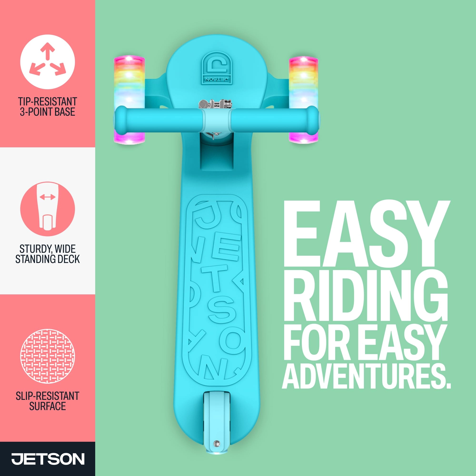 Jupiter Mini - 3-Wheel Foldable LED