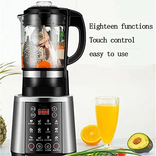 Food Processor Mixer - 21*21*49CM Red Stainless Steel