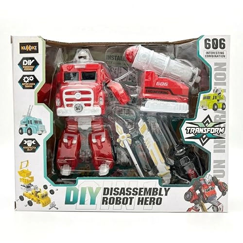 606 Diy Disassembly Robot Hero - 2-in-1 Teal