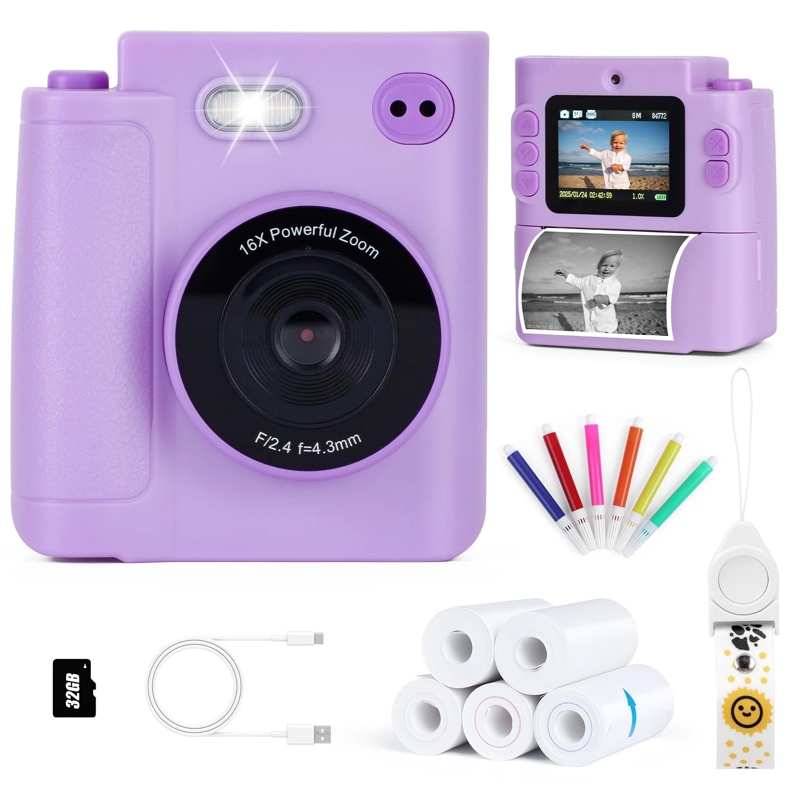 Shenzhen Weizhike Technology Co., Ltd. X8D - 1080P Instant Print 32GB