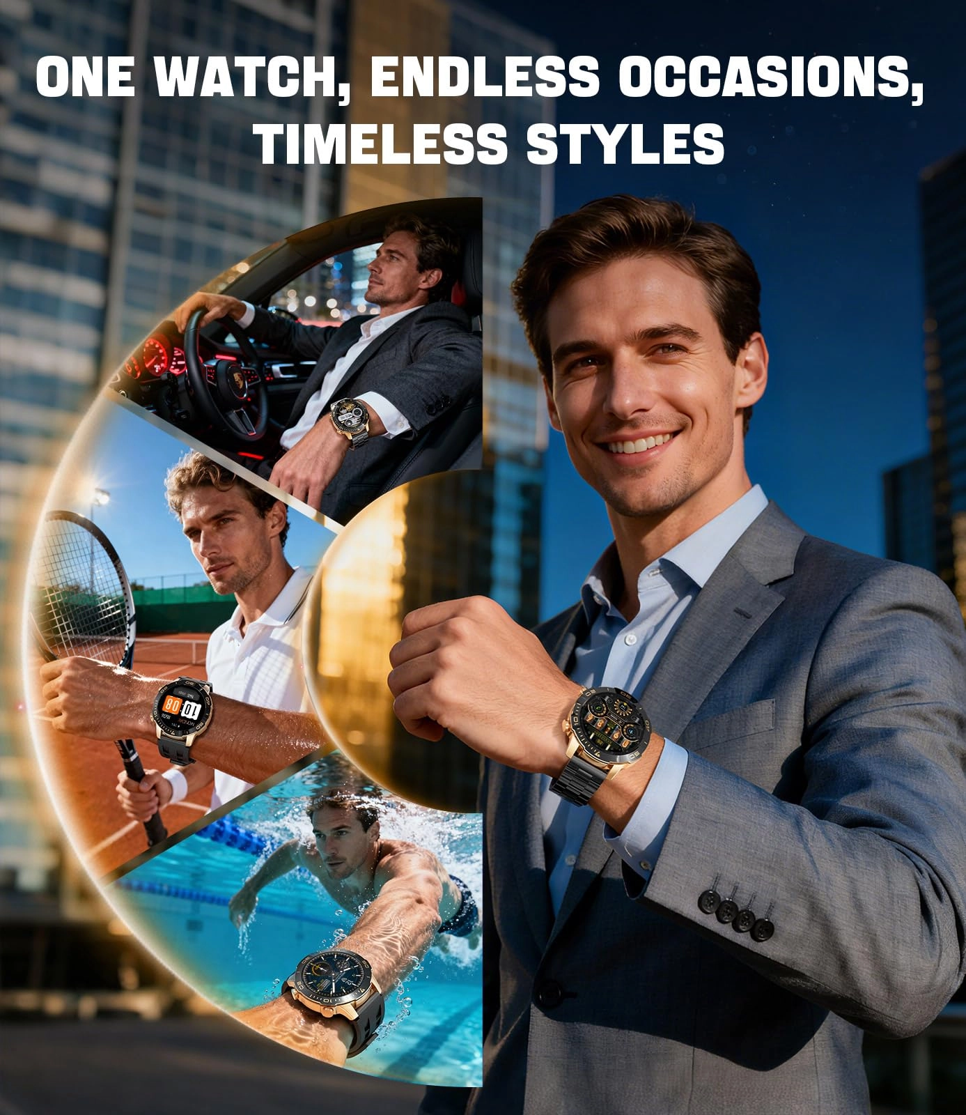 Smart Watch Metal