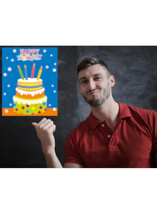 Happy Birthday Bingo And Pin The Candles On The Cake Game Set - 32 Player