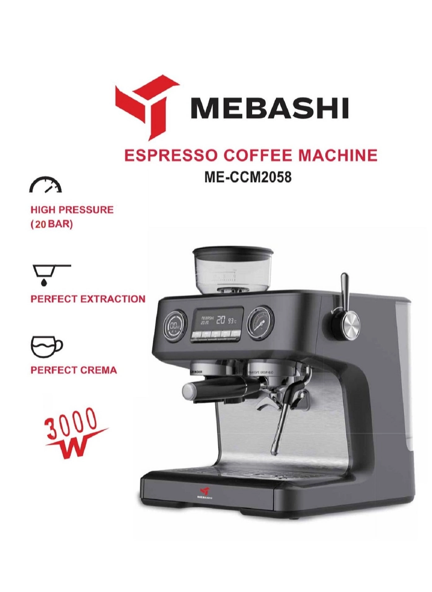 Espresso Machine Grinder CCM2058