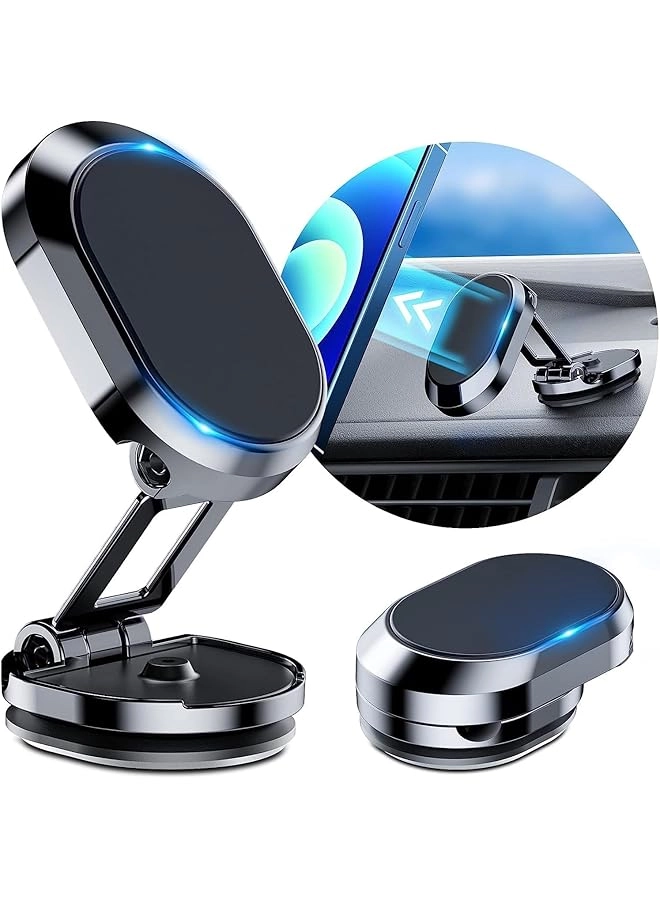 Magnetic Phone Holder - Alloy Folding 360° Rotation