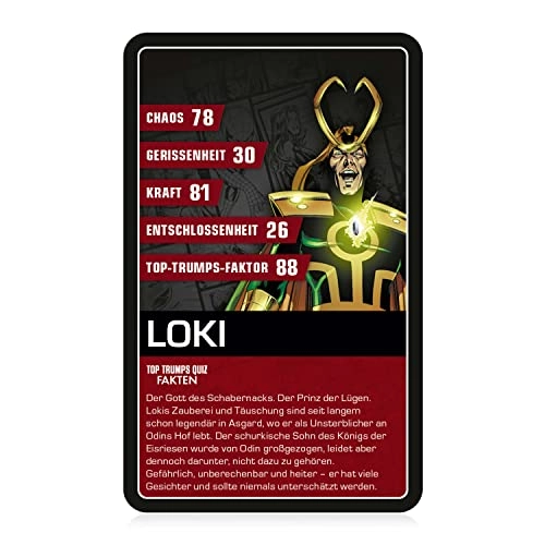 TOP Trumps Marvel Super Villains - Card Game (German)