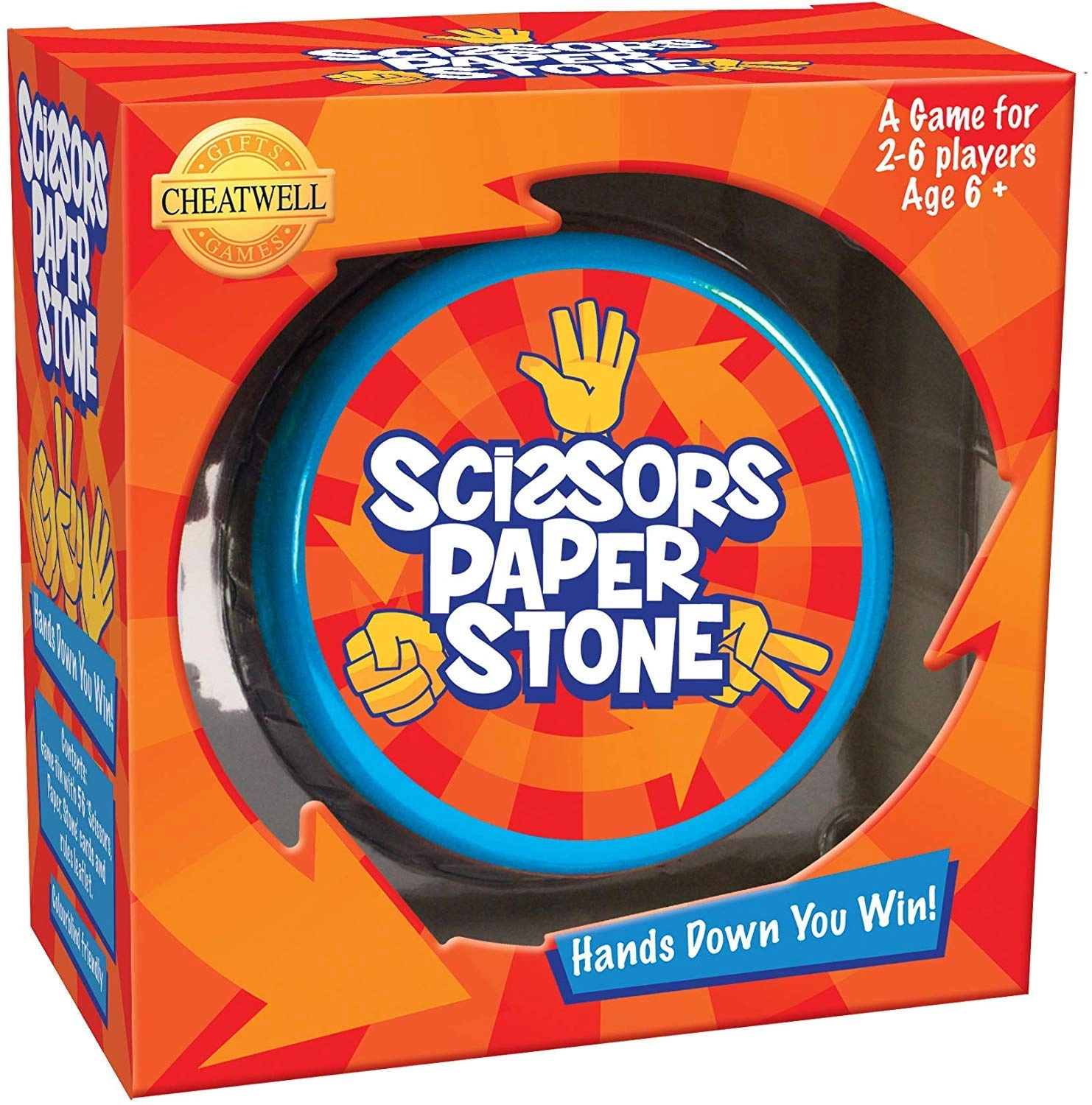 Cheatwell Games Scissors-Paper-Stone - Card Game