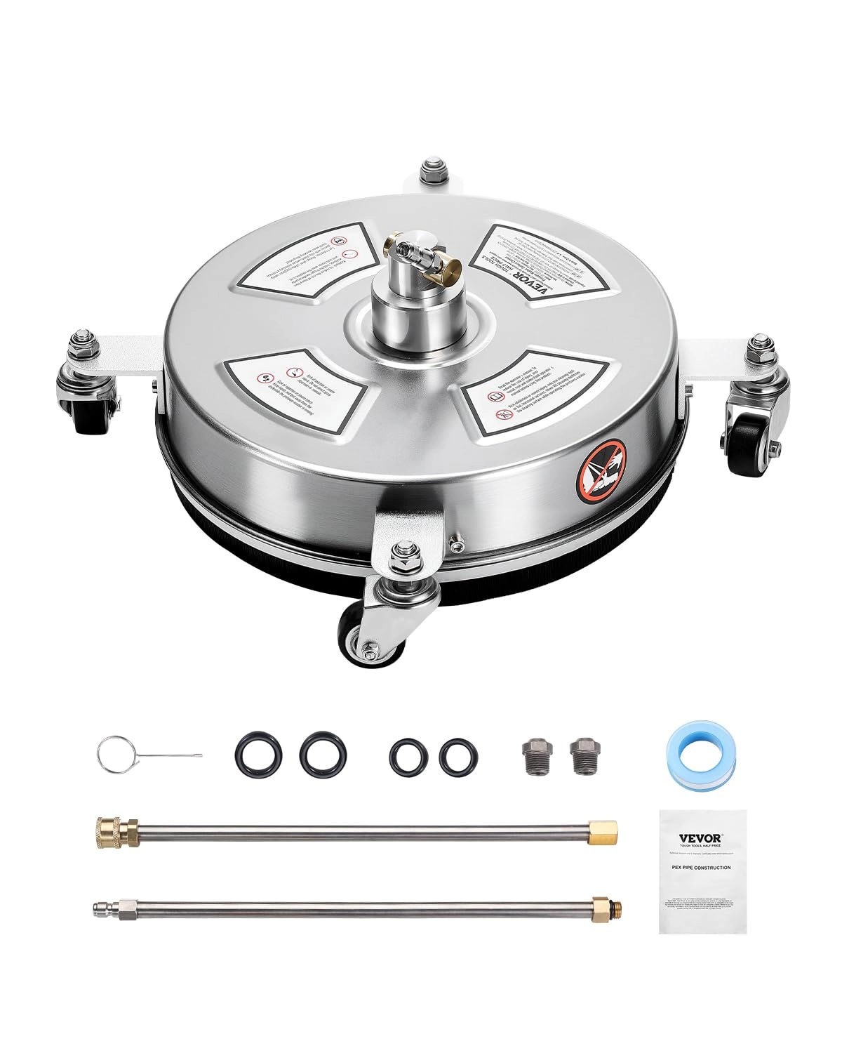 Pressure Washer Surface Cleaner - 15 Inch 4000 PSI 2.9 gallons per minute