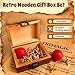 Metal Jacks Game - 20 gold and silver jacks and 2 solid high bounce red rubber balls