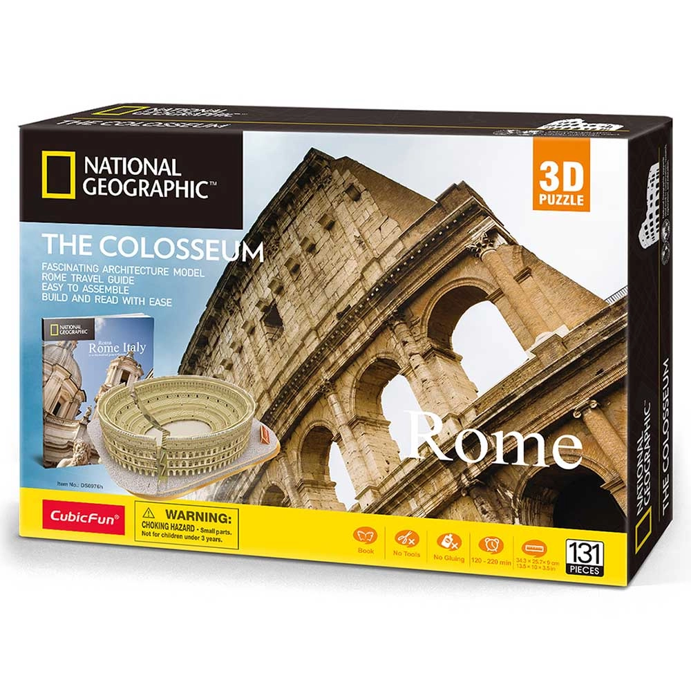 The Colosseum 3D Puzzle (AL-DS0976H) - 131 pcs
