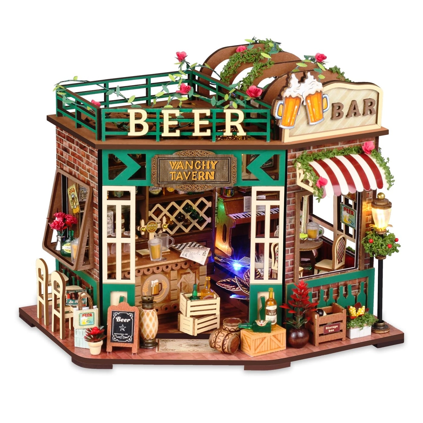 DIY Miniature Dollhouse Kit - Warm Moment 1:24