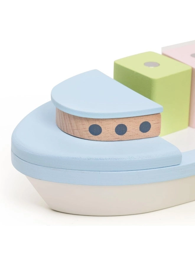 Magnetic Game Cargo Ship - 24 months - 5 years 13 pieces