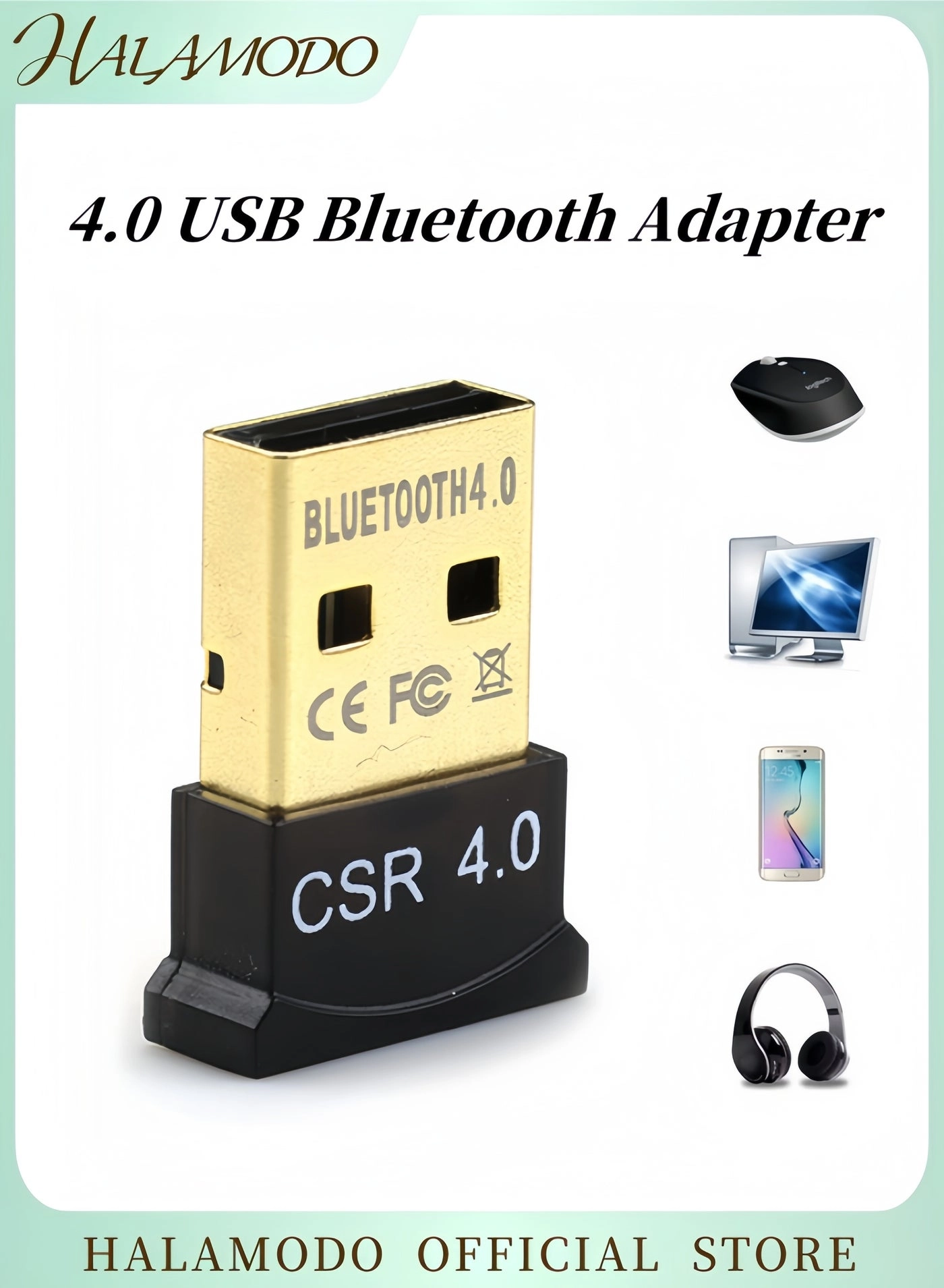 Beauenty USB Bluetooth Adapter - 4.0 Mini