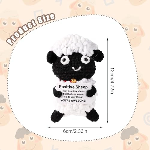Positive Sheep - 12 cm wool thread