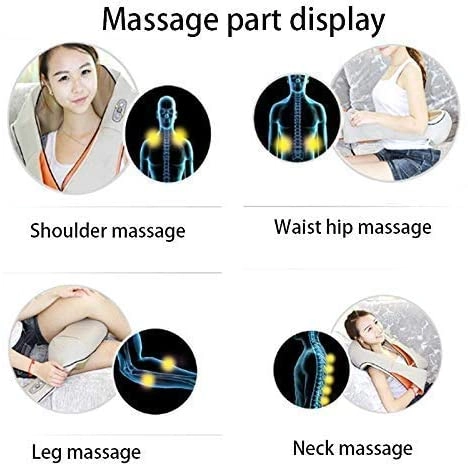 Back Neck And Shoulder Massager - Deep Tissue 3D Kneading