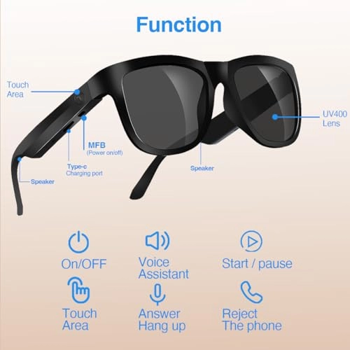 GS01 - Bluetooth V5.0 Open-Ear UV400