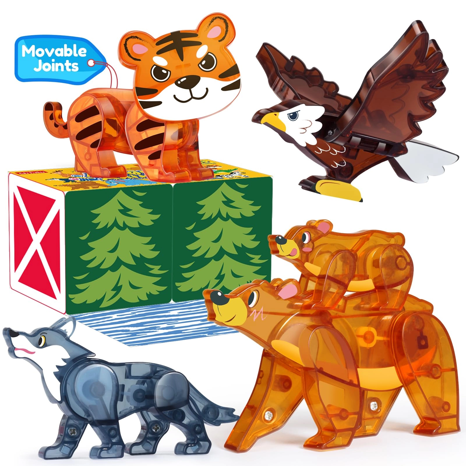 Oriate Magnetic Game Zoo Animal - 36 months - 12 years 5 pieces