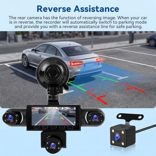 5-Camera Dash Cam - 1080P 30FPS