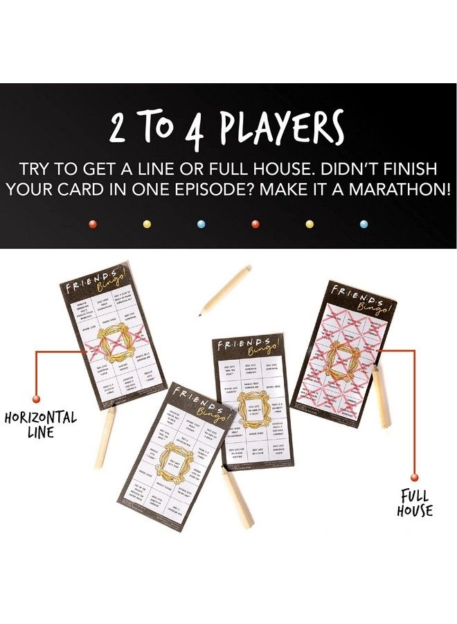 Friends Tv Show Bingo - Red Pp8204Fr