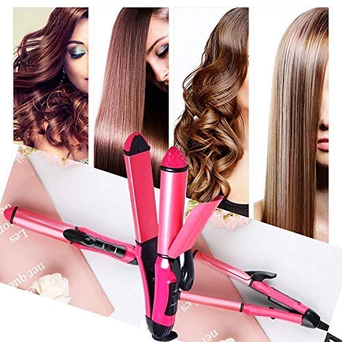 2 in 1 Hair Straightener and Curler - Ceramic Professional