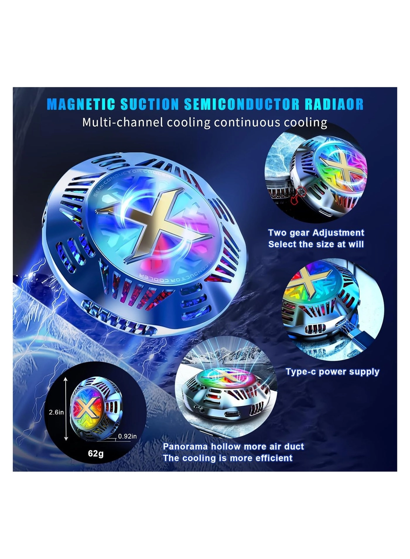 Phone Cooler - Semiconductor Cooling MagSafe Compatible