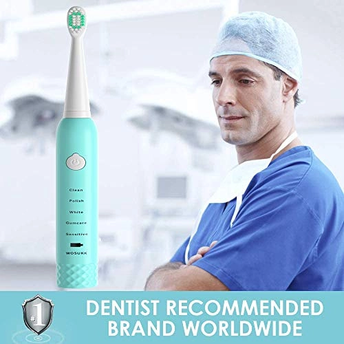 Sonic Electric Toothbrush - 5 Modes 4 Replacement Heads