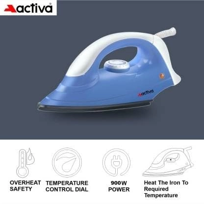 Coral - 900 watts Lightweight Dry Iron